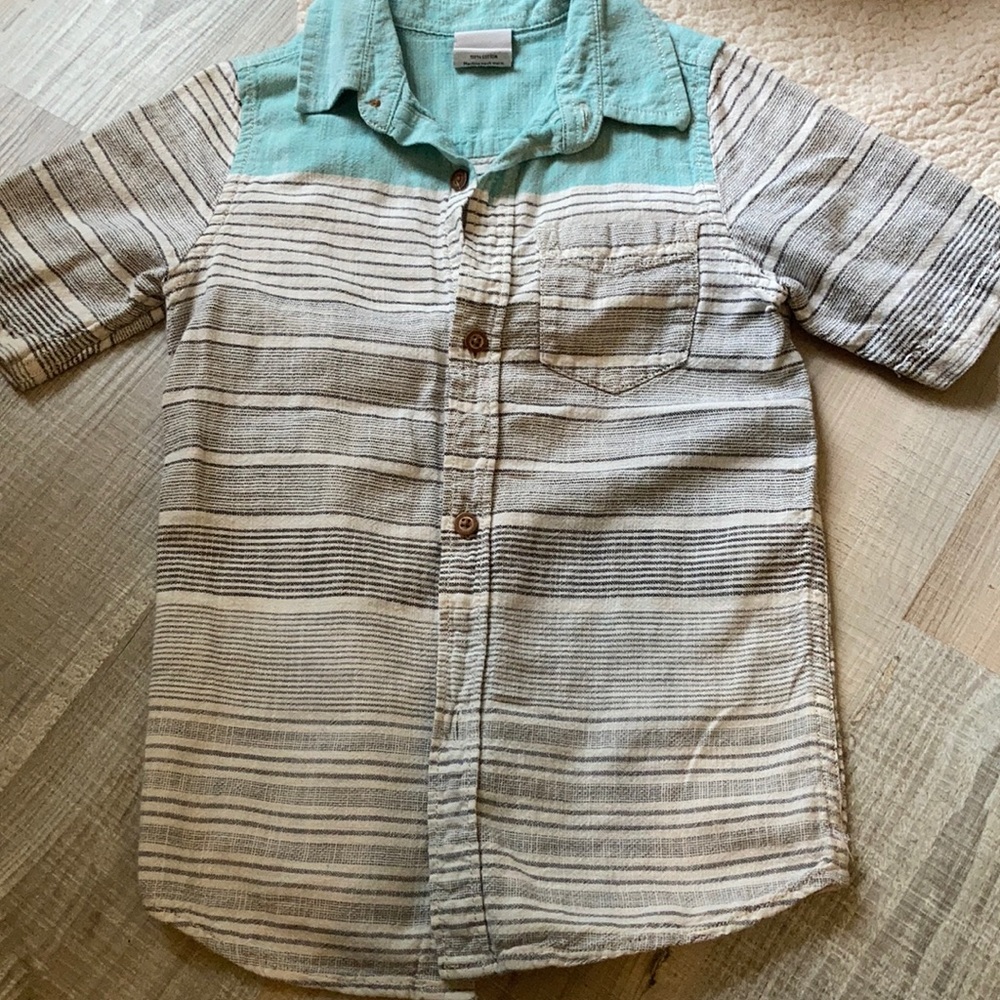 Boys, Sonoma, button down, t-shirt, size 7x